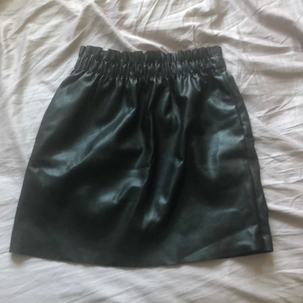 Leather skirt